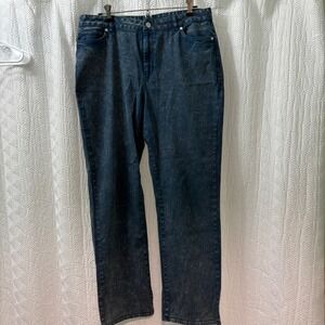 Coldwater Creek Women's Jeans Blue Acid Wash Straight‎ Leg Size 10